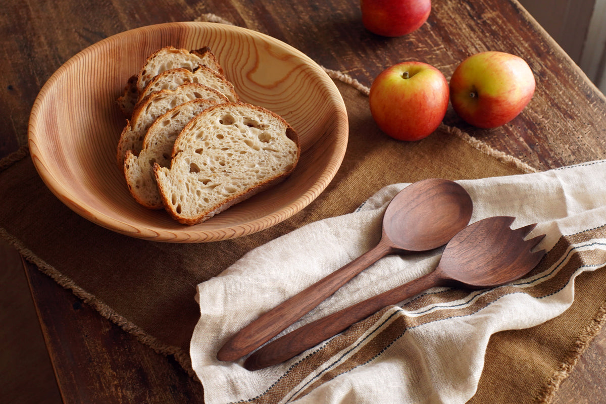 8点須田二郎さんの木製カトラリーセットとおまけ1本 8点須田二郎さんの木製カトラリーセットとおまけ1本 須田 二郎さん