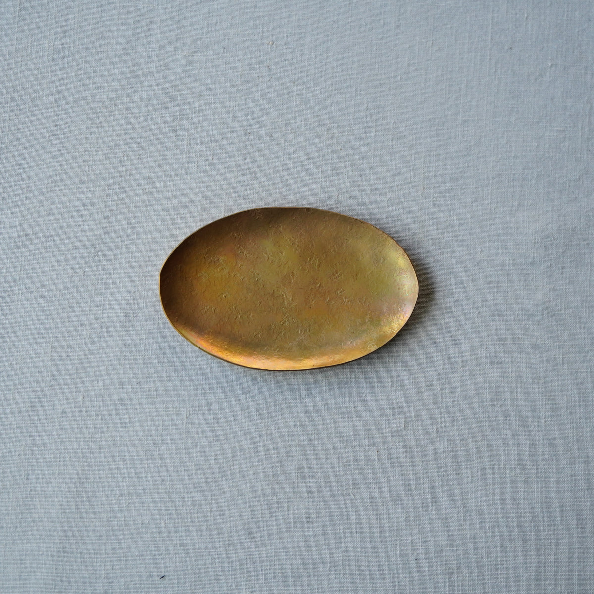 真鍮豆皿(楕円)小 山田憲栄 – KOHORO