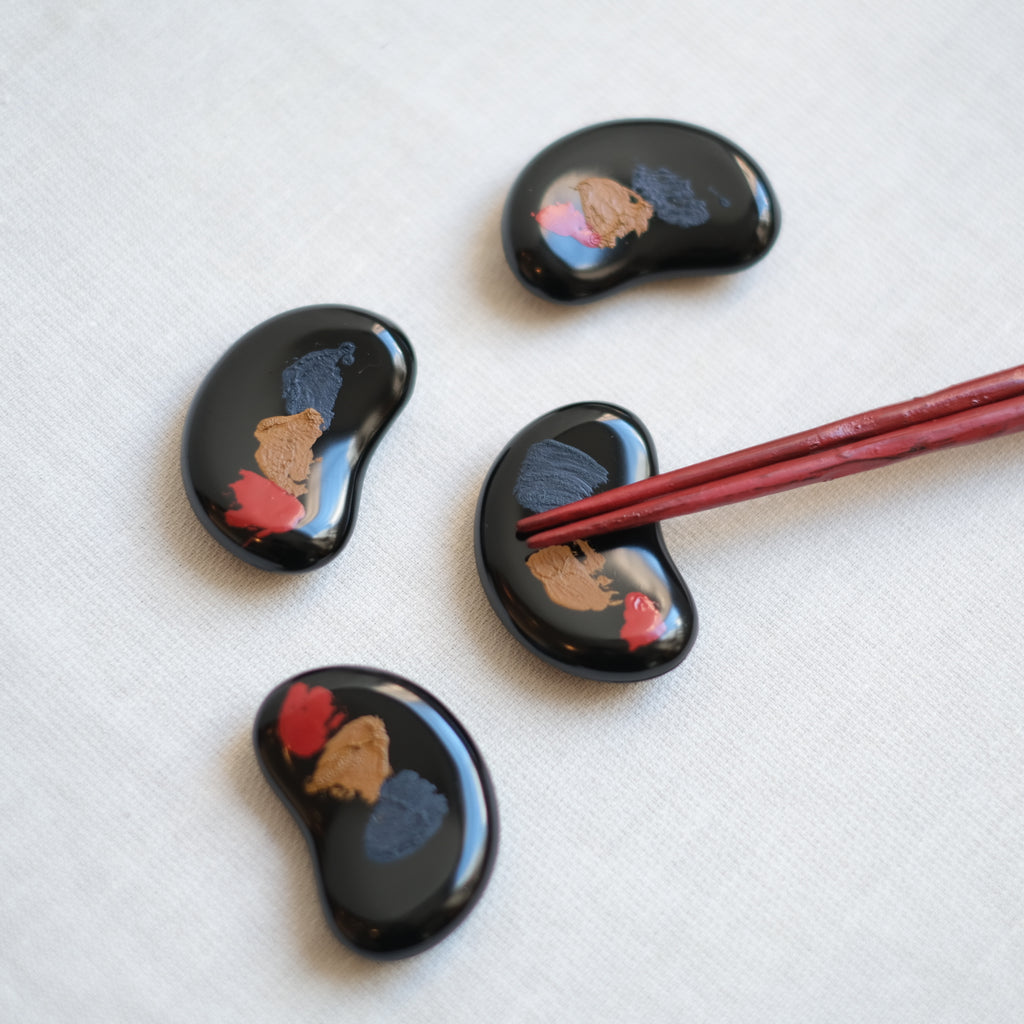 箸置き 黒 山岸厚夫