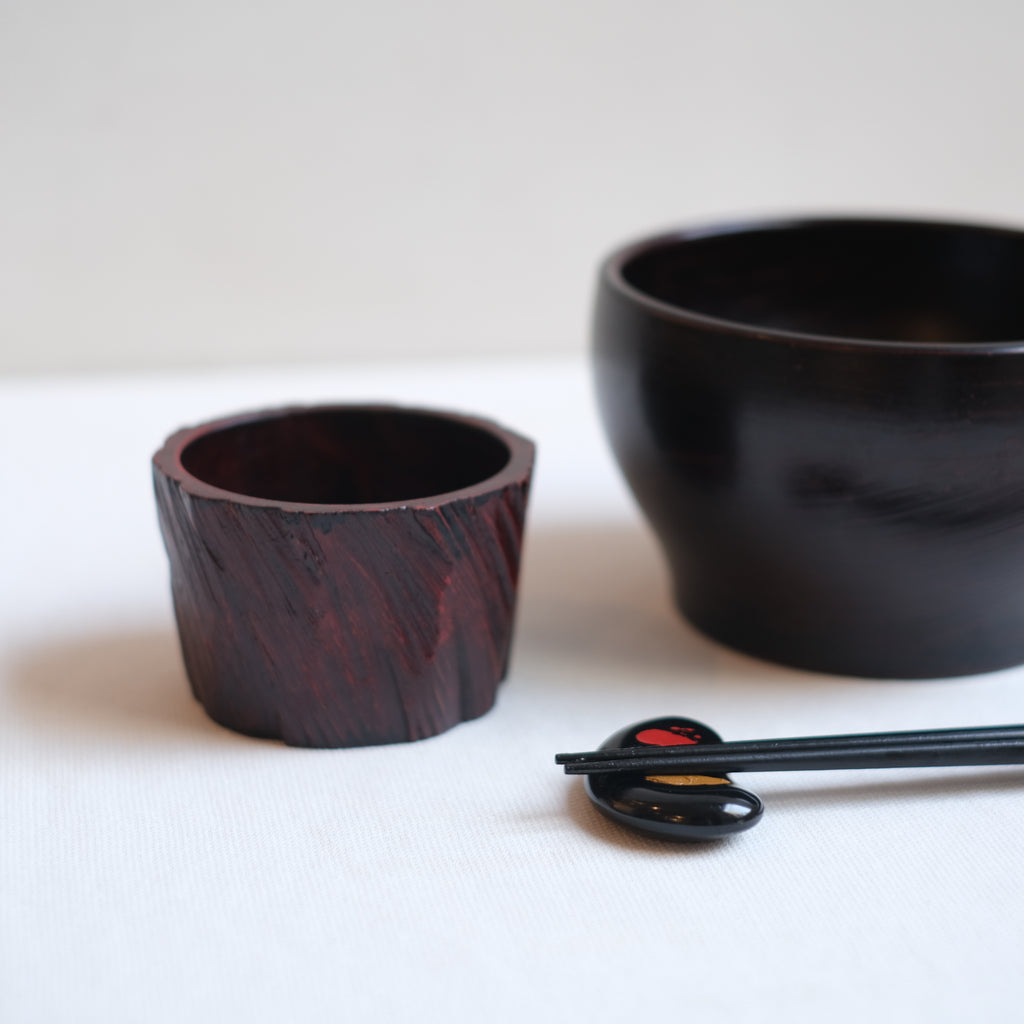 荒彫そばちょこ刷毛曙 山岸厚夫