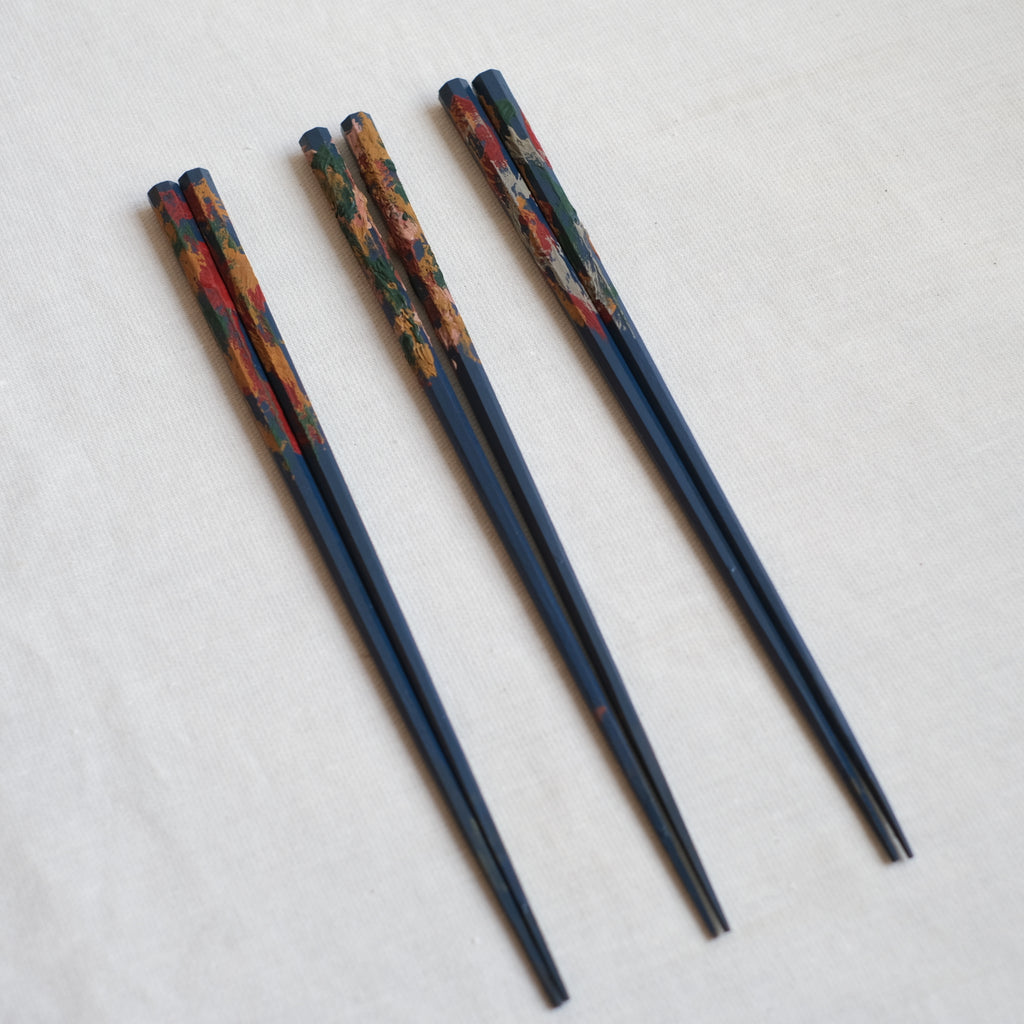 取り箸27cm 藍 山岸厚夫