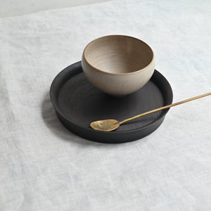 菓子皿(ウォルナット・ナラ)(905)　神野達也