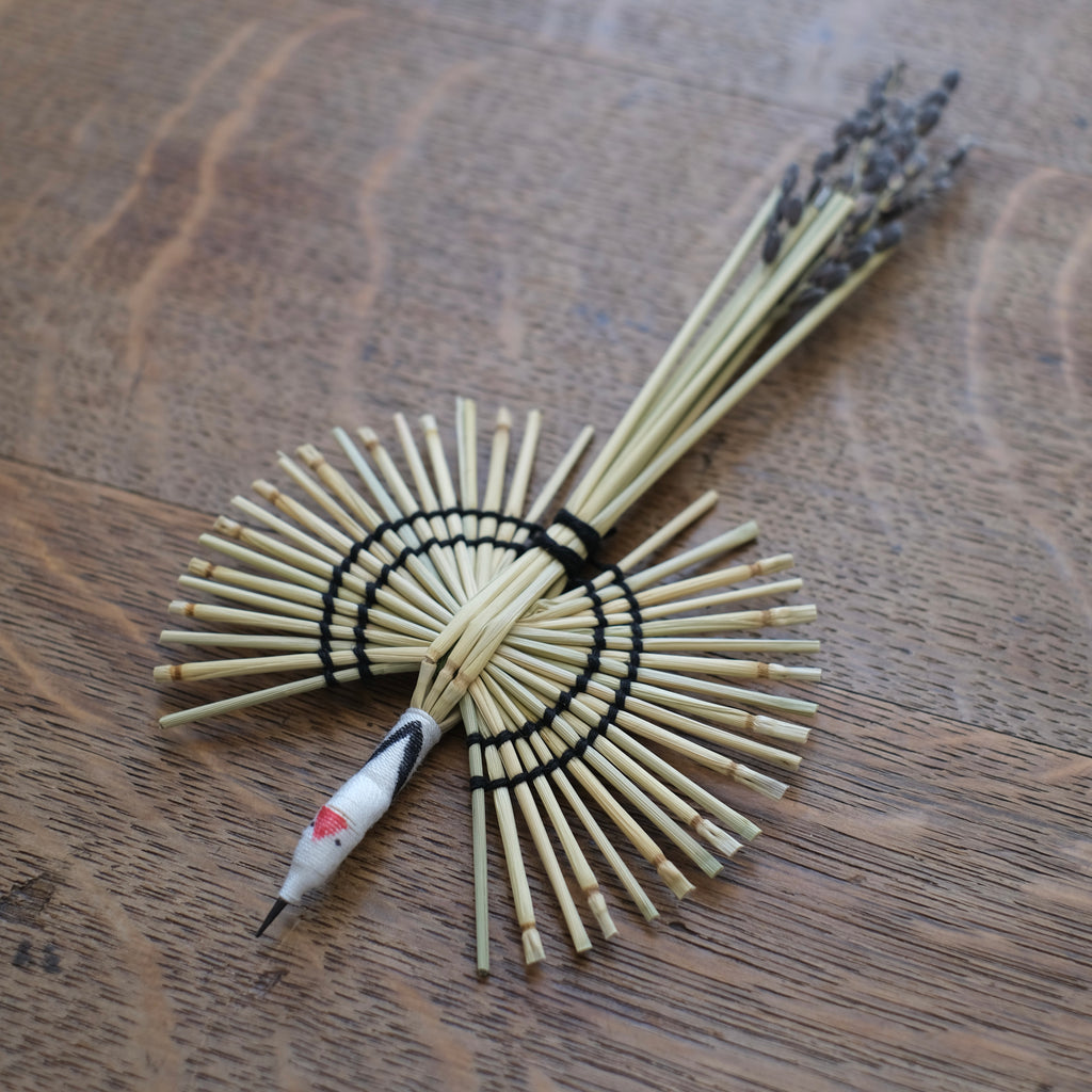 わら細工(鶴) 小　上甲清