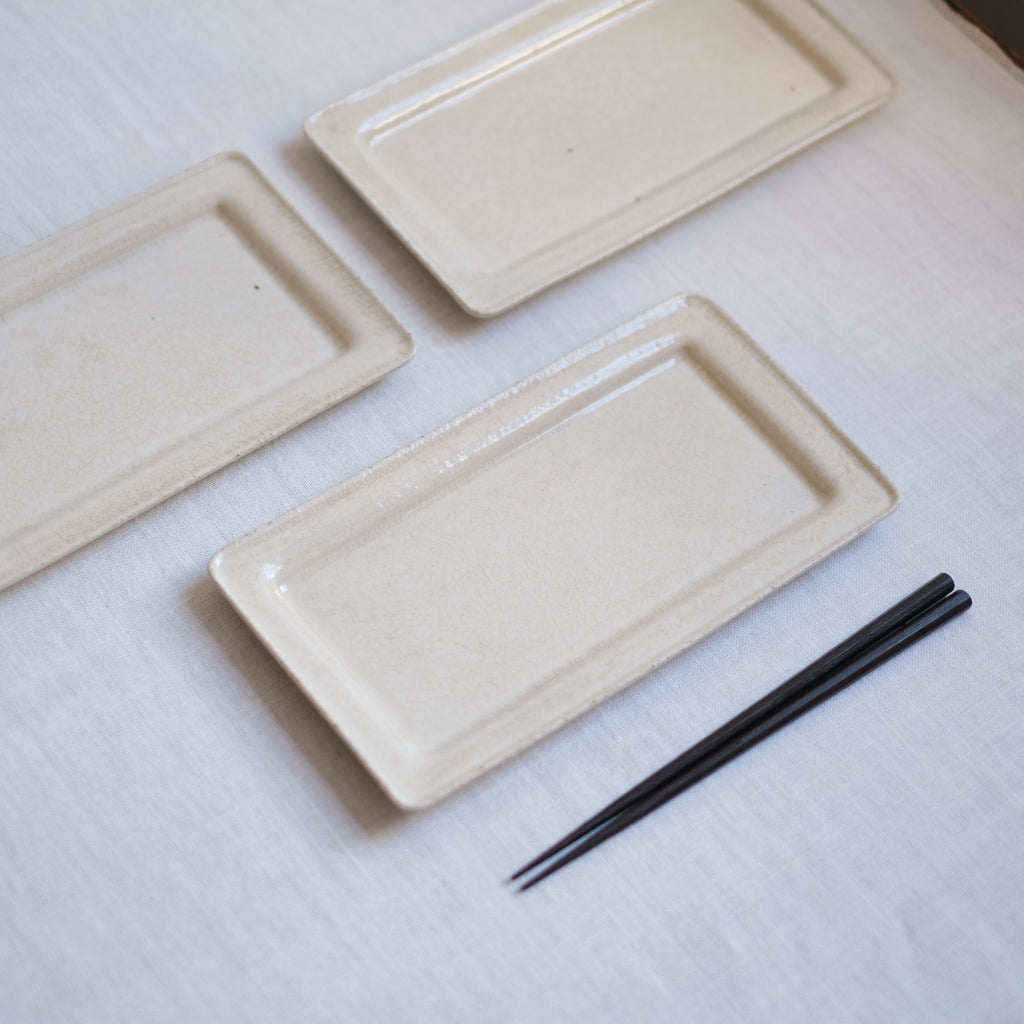 棚橋祐介　四角皿　皿　未使用品　2枚セット 棚橋祐介 | 四角皿(M) - 作家の器｜さわらぎ