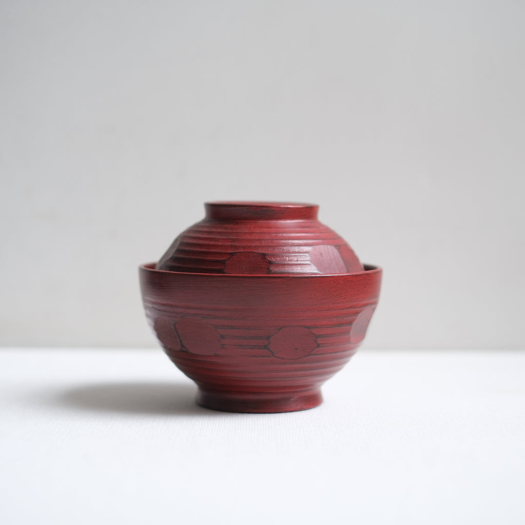 荒挽煮物椀刷毛根来 山岸厚夫