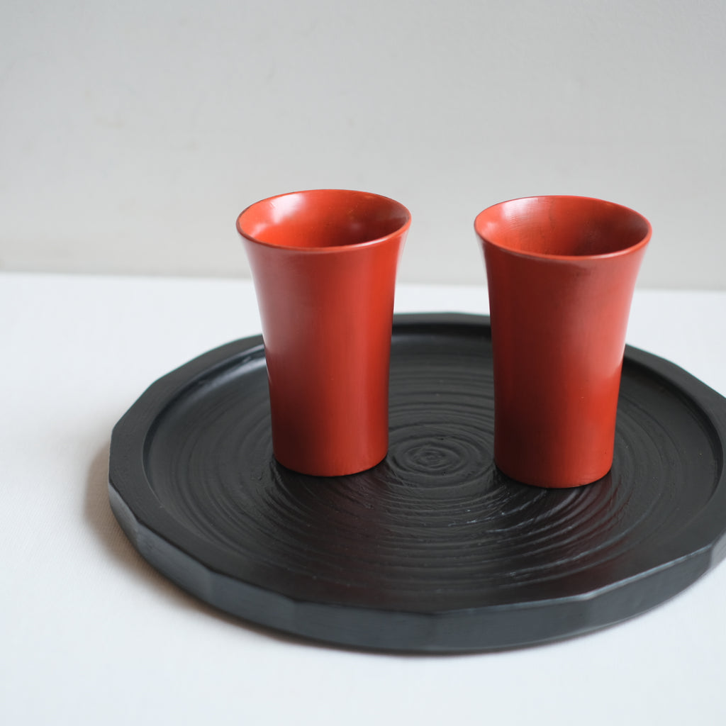 背高カップ古代根来 山岸厚夫