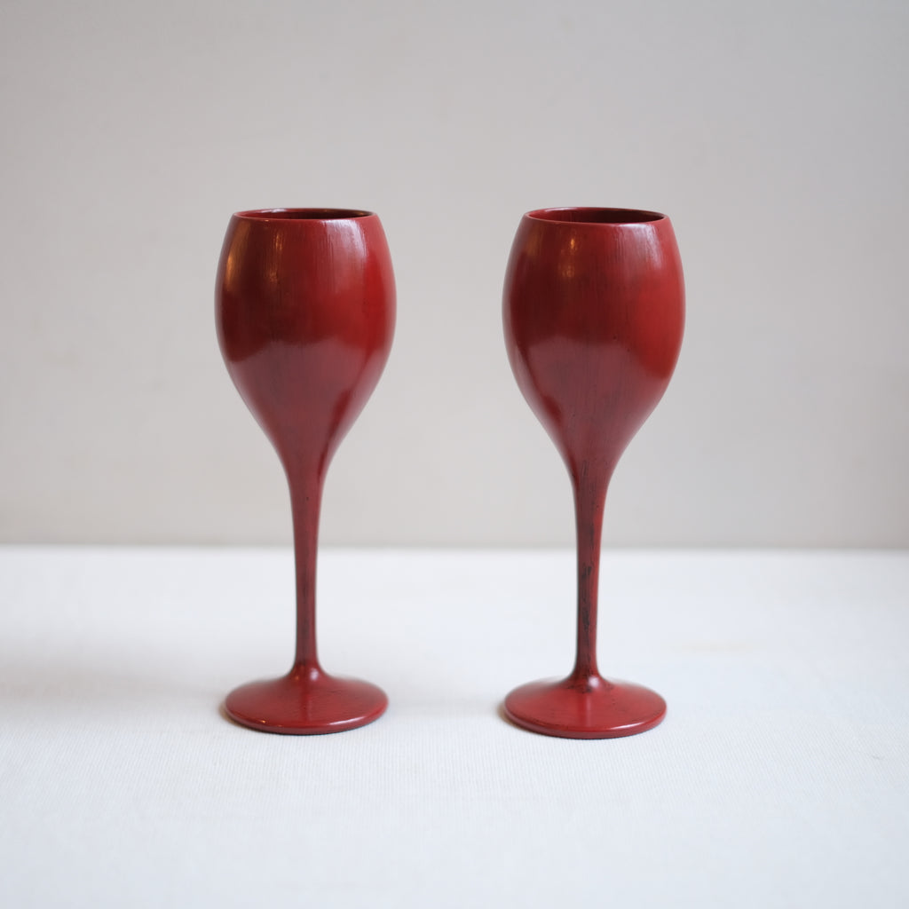 ワインカップ刷毛根来 山岸厚夫