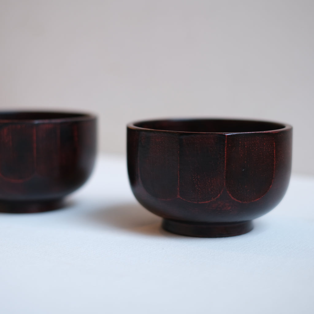 刷毛曙ハツリ汁椀 山岸厚夫