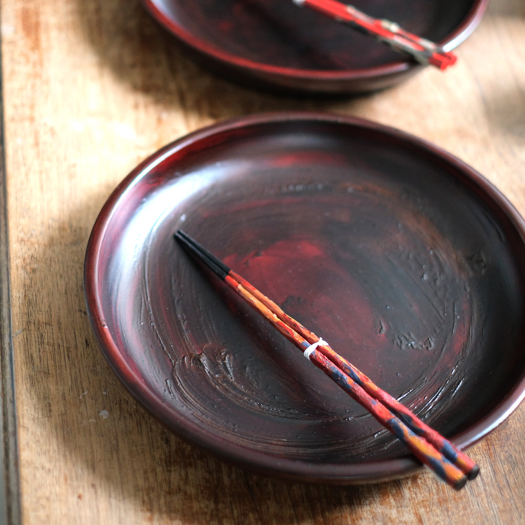 木製尺0盛皿溜 山岸厚夫