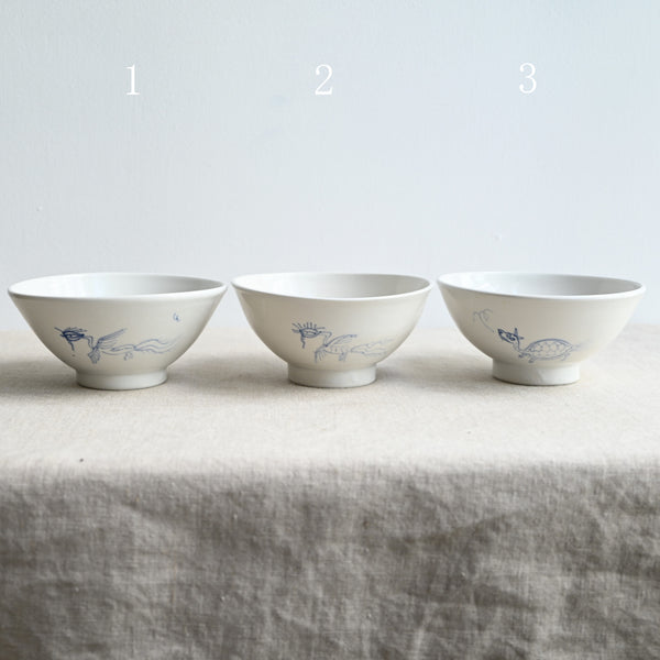 染付飯碗(中) ➅ 水垣千悦 – KOHORO