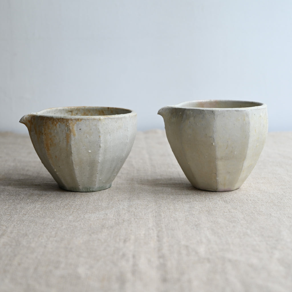 美術品・アンティーク・コレクション 境道一 粉引 花入れ 花瓶