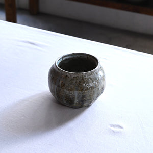 Coalportミニ花器 黒土花器 (KT-302) 作家「竹内紘三」