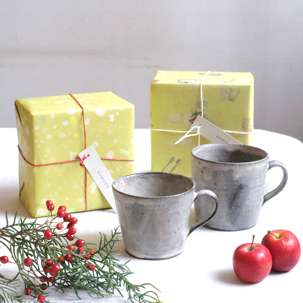 マグカップ・大 青白釉　二井内覚